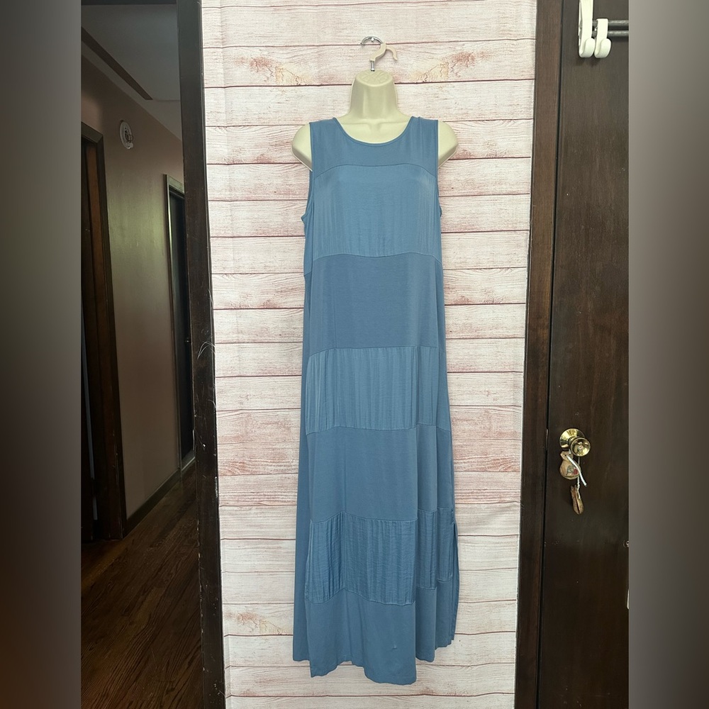 Blue Vince Camuto panel dress